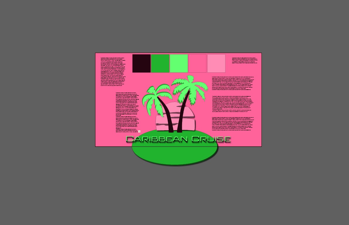 Caribbean Cruise Brochure